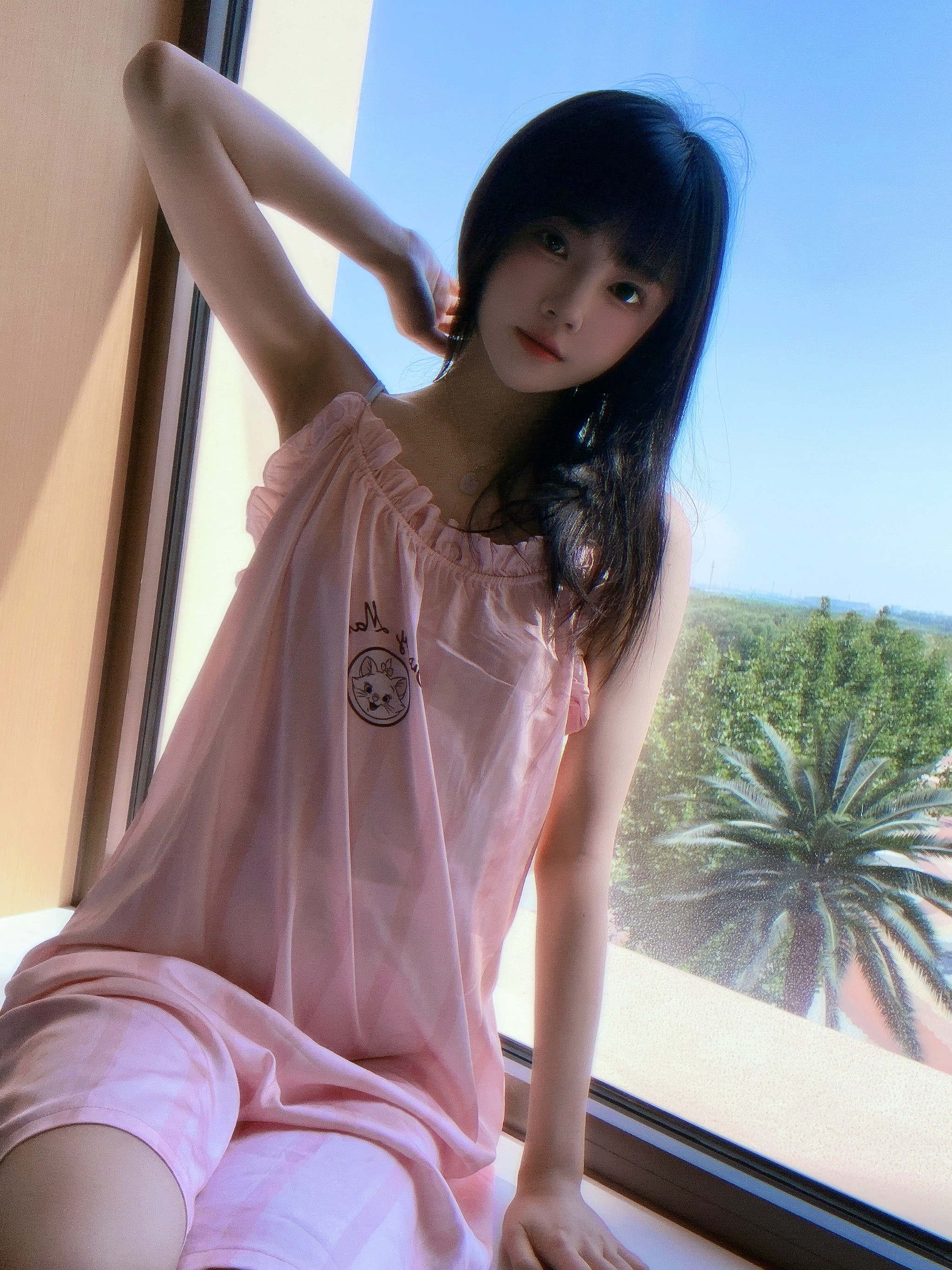 桜桃喵 - NO.165 粉猫猫[17P]-XikXak